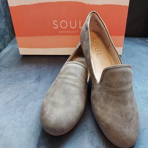 Naturalizer SOUL ALEXIS Sz 8.5 Wide Vegan Classic Slip on - NEW - MUSHROOM BROWN